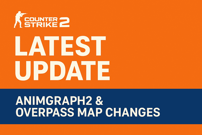 Counter-Strike 2&#8217;s latest update introduces AnimGraph2 and Overpass map changes